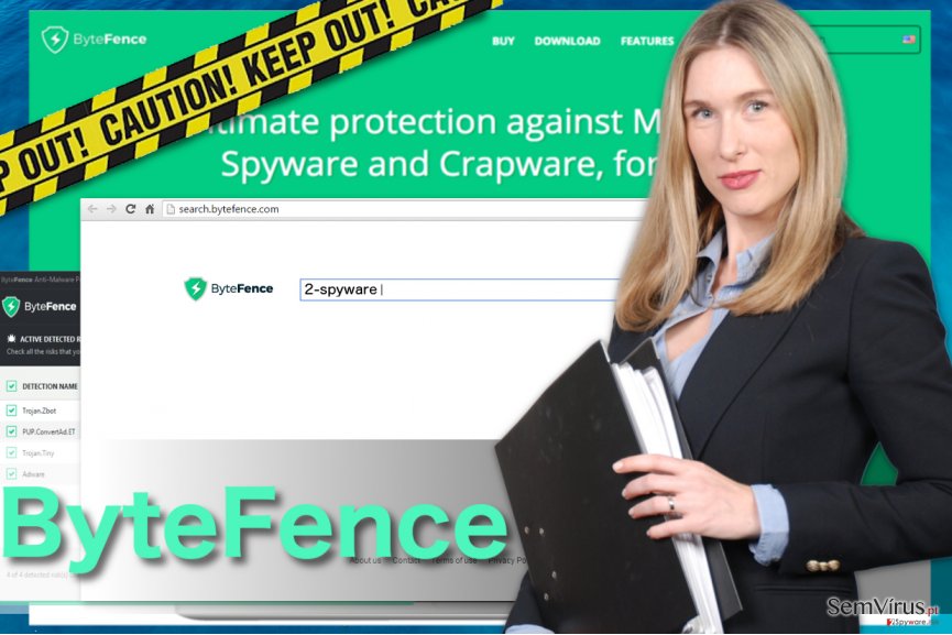 ByteFence redirect instantâneo