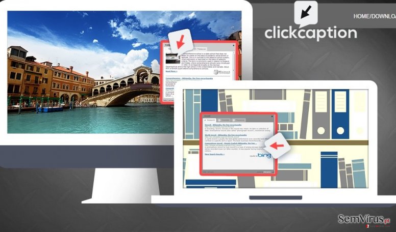 Anúncios de ClickCaption instantâneo Anúncios de ClickCaption instantâneo