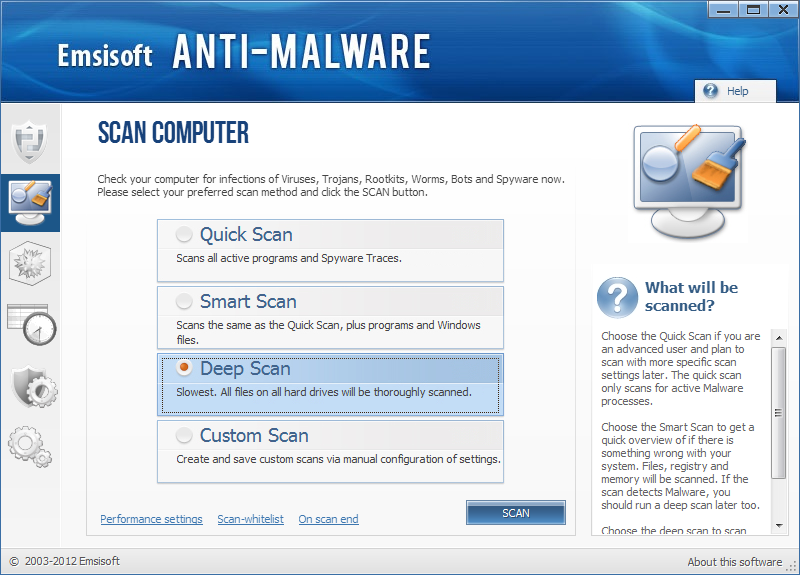 Emsisoft Anti Malware instantâneo Emsisoft Anti Malware instantâneo