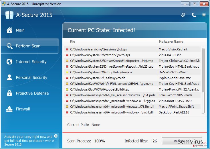 A-Secure 2015 instantâneo A-Secure 2015 instantâneo