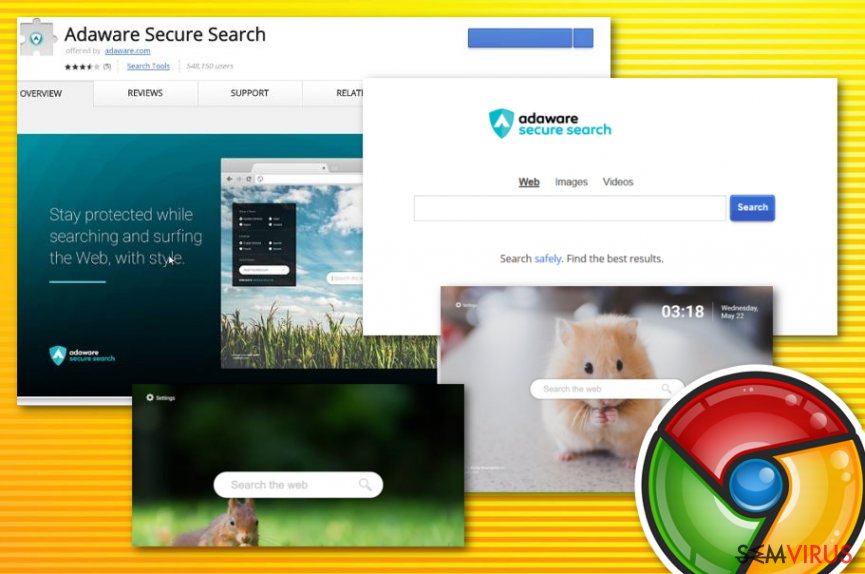 Vírus Adaware Secure Search