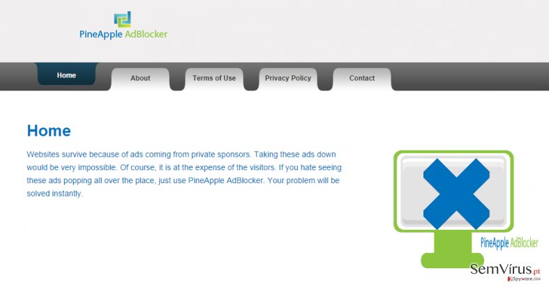 Anúncios por PineApple AdBlocker instantâneo Anúncios por PineApple AdBlocker instantâneo