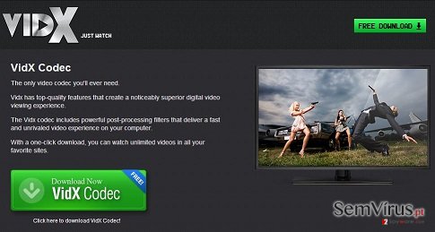 Anúncios de Vidx instantâneo Anúncios de Vidx instantâneo