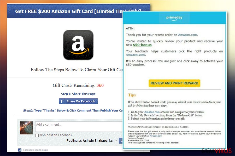 Esquema Amazon Gift Card instantâneo Esquema Amazon Gift Card instantâneo