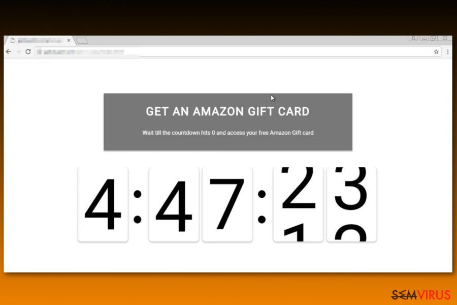 Versão YouTube do esquema Amazon Gift Card