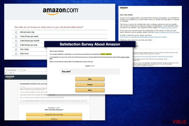 Amazon Shopper Satisfaction Survey virus