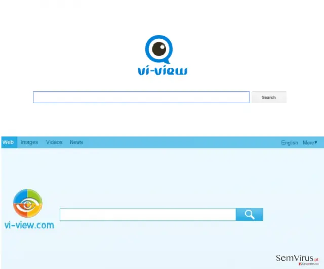 A picture showing an old and new version of Vi-View