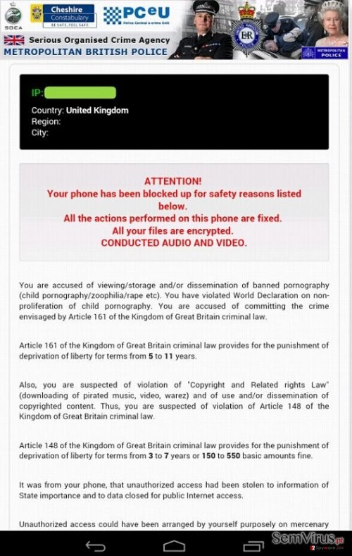 Android Police Vírus instantâneo Android Police Vírus instantâneo