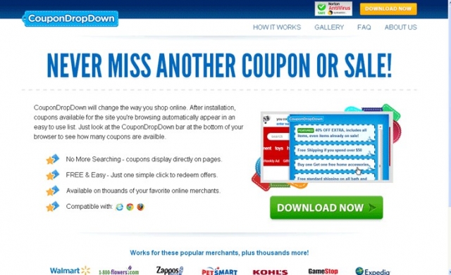 CouponDropDown instantâneo CouponDropDown instantâneo