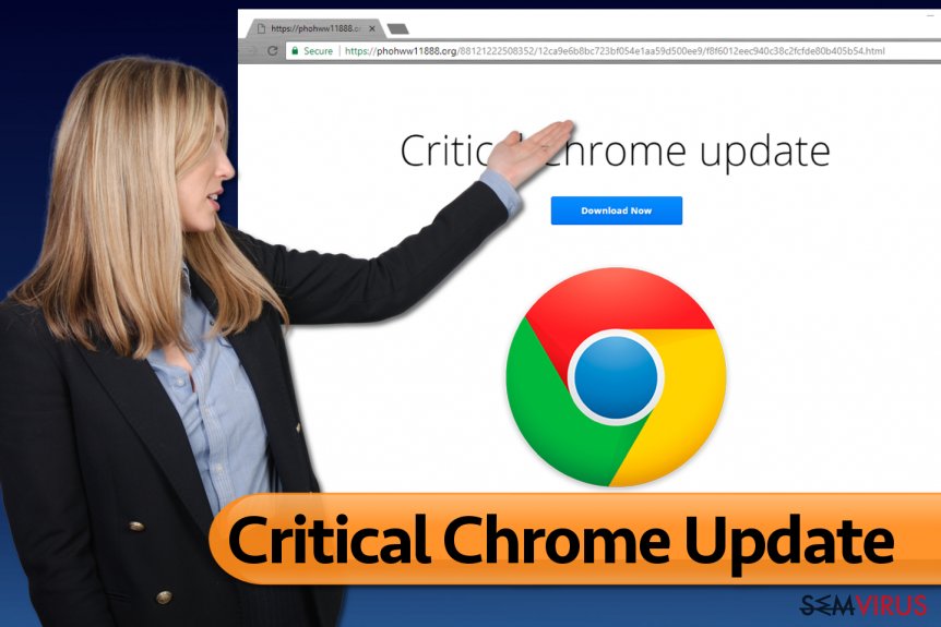 Vírus Critical Chrome Update