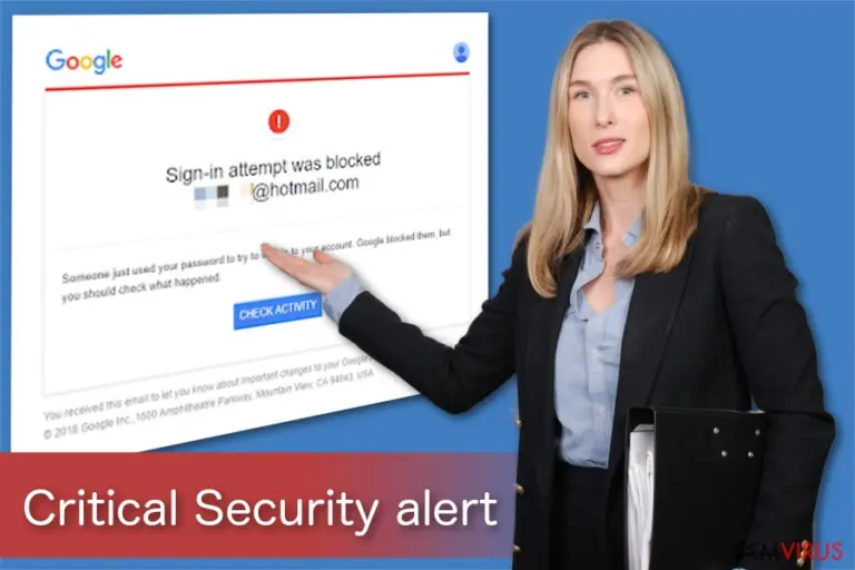 Google Critical Security alert