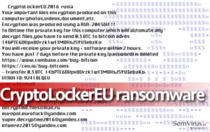 Image of CryptoLockerEU ransomware note