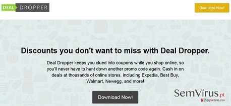 Deal Dropper pop-up ads instantâneo Deal Dropper pop-up ads instantâneo