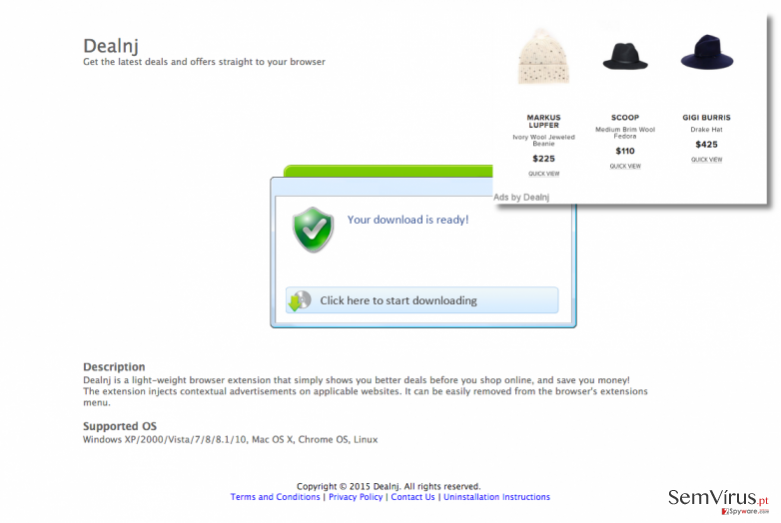 Dealnj adware download page Dealnj adware download page