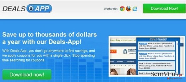 Anúncios por Deals App instantâneo Anúncios por Deals App instantâneo