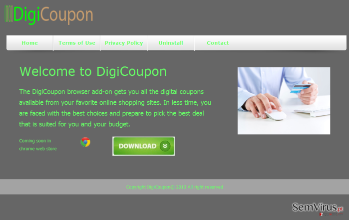 DigiCoupon virus instantâneo DigiCoupon virus instantâneo