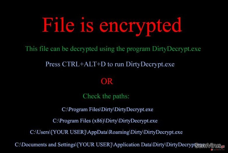 DirtyDecrypt instantâneo DirtyDecrypt instantâneo