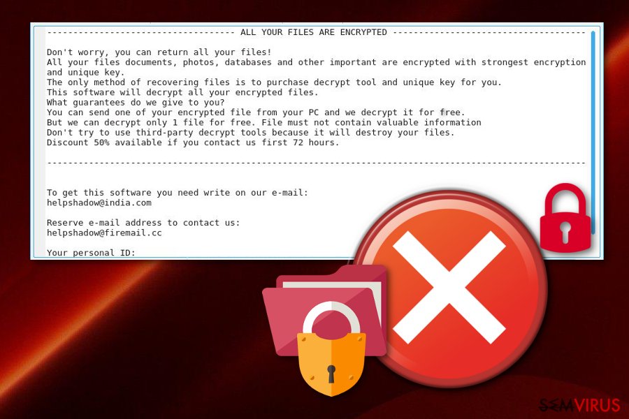 Vírus ransomware Djvu