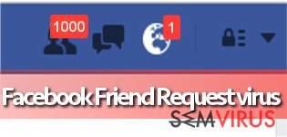 Vírus Facebook Friend Request instantâneo Vírus Facebook Friend Request instantâneo