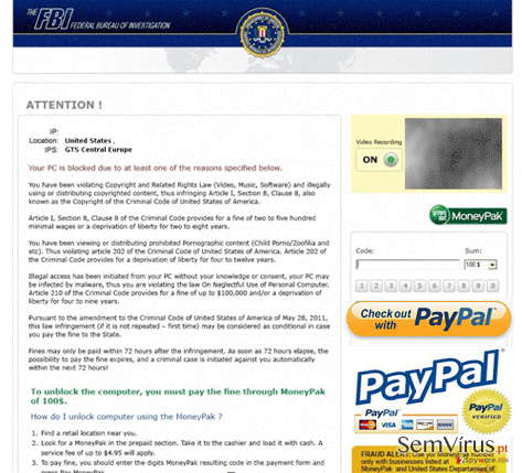 FBI PayPal virus instantâneo FBI PayPal virus instantâneo