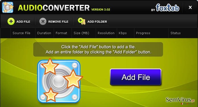 FoxTab Audio Converter instantâneo FoxTab Audio Converter instantâneo