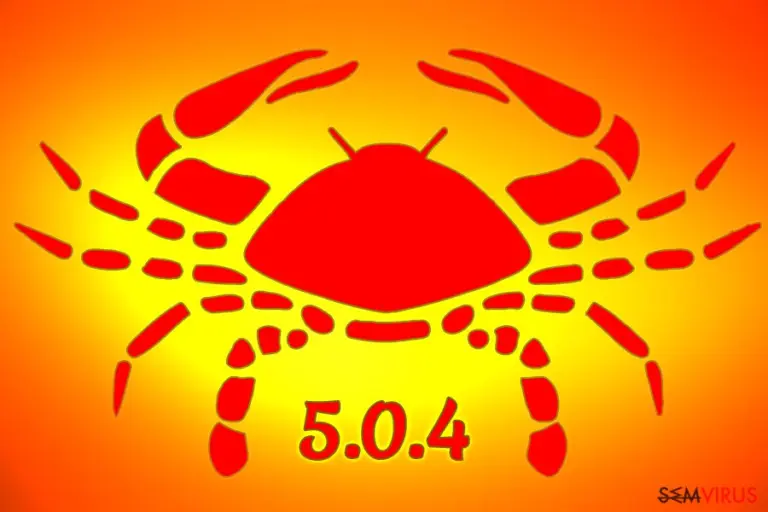 GandCrab 5.0.4 ransomware