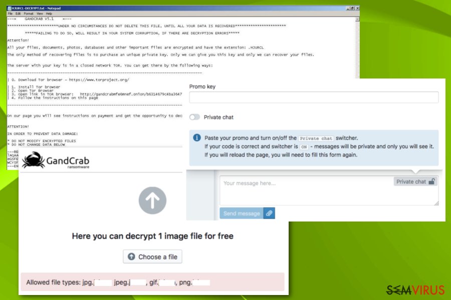 Ransomware Gandcrab 5.1 instantâneo Ransomware Gandcrab 5.1 instantâneo