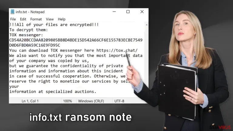info.txt ransom note