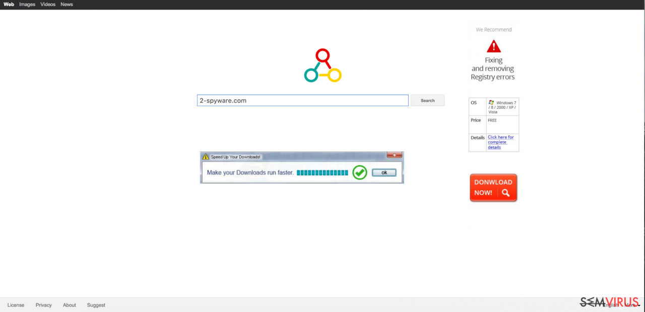 An example of Omniboxes malware and ads that are displayed by it An example of Omniboxes malware and ads that are displayed by it