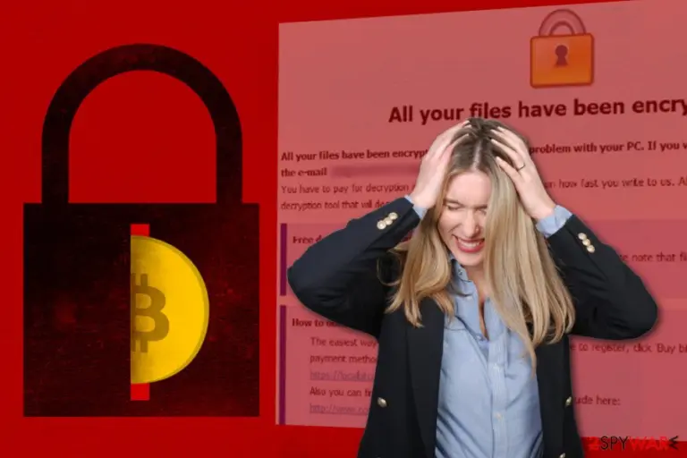 The image of .onion file extension virus