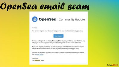 Fraude por e-mail do OpenSea