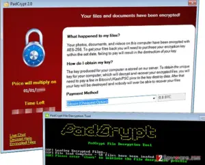 PadCrypt virus files