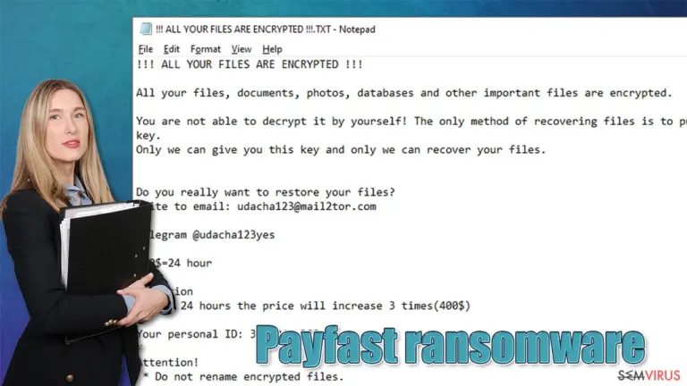 Payfast ransomware virus