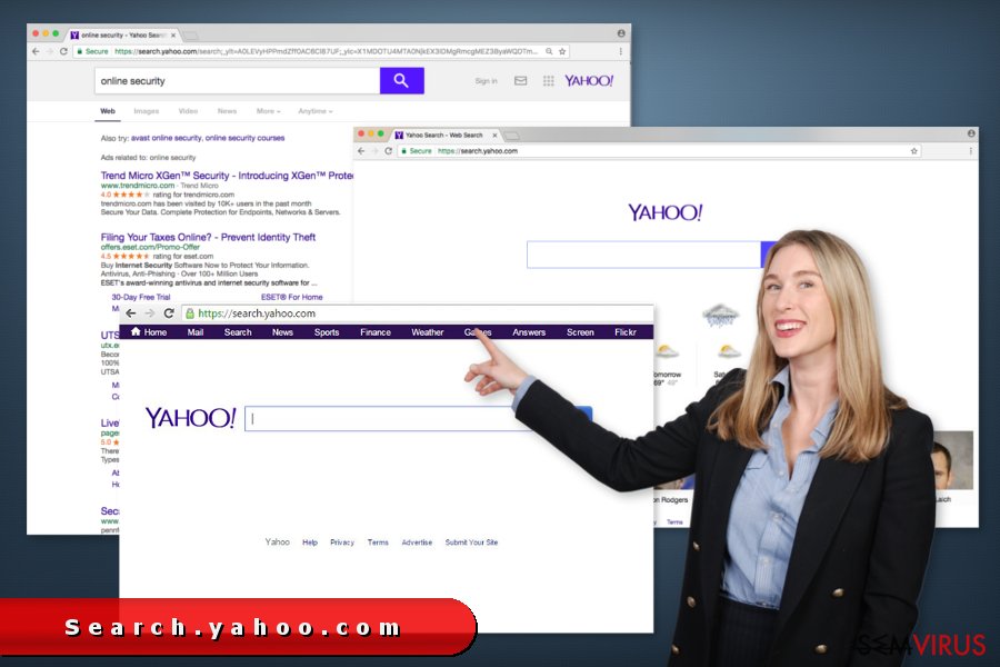 Search.yahoo.com redirect