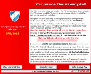 TeslaCrypt 2.0 virus 