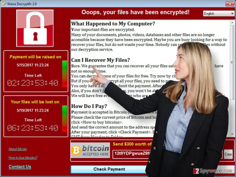 Wana Decrypt0r ransomware