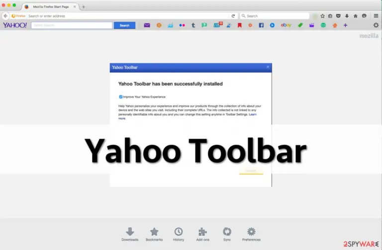 Yahoo Toolbar on Firefox